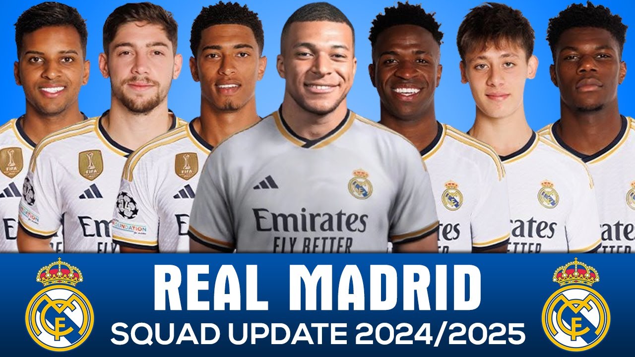 Portada con los nuevos fichajes del Real Madrid y jugadores que han dejado el equipo en el mercado de transferencias para LaLiga 2024/25.